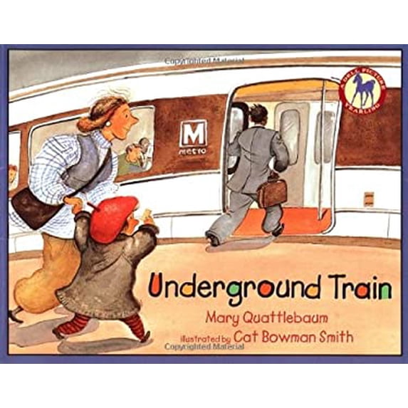 Pre-Owned Underground Train (Picture Yearling Book) by Mary Quattlebaum (Paperback) Children's Books english