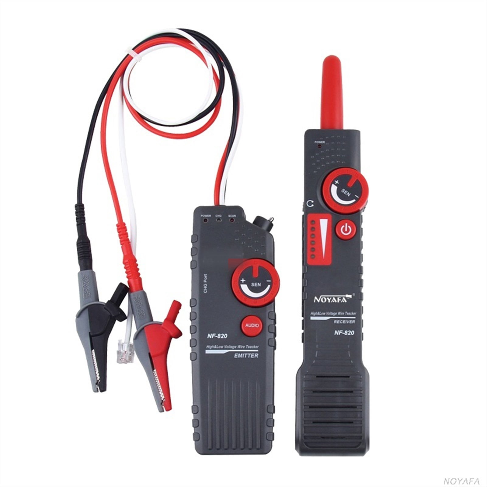 Underground Wire Locator RJ45 RJ11 BNC Line Tracker Voltage Cable ...