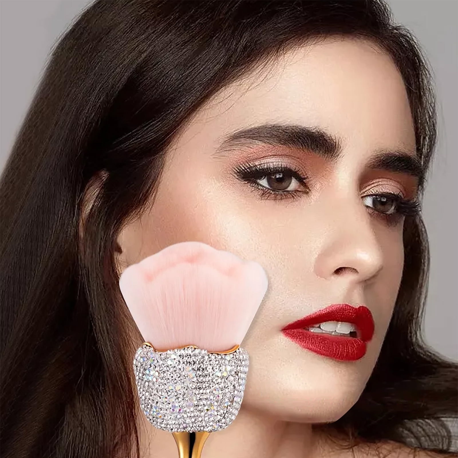 Leg Makeup Brush Makeup Brush Cleansing Pad Real Technique Air Lip Stick Brush Make up Brush Pad Bead Brush Rushes Roller Hair Brush Wire Brush for Hair Hair Brush Easy to Clean Artist Couture Lip