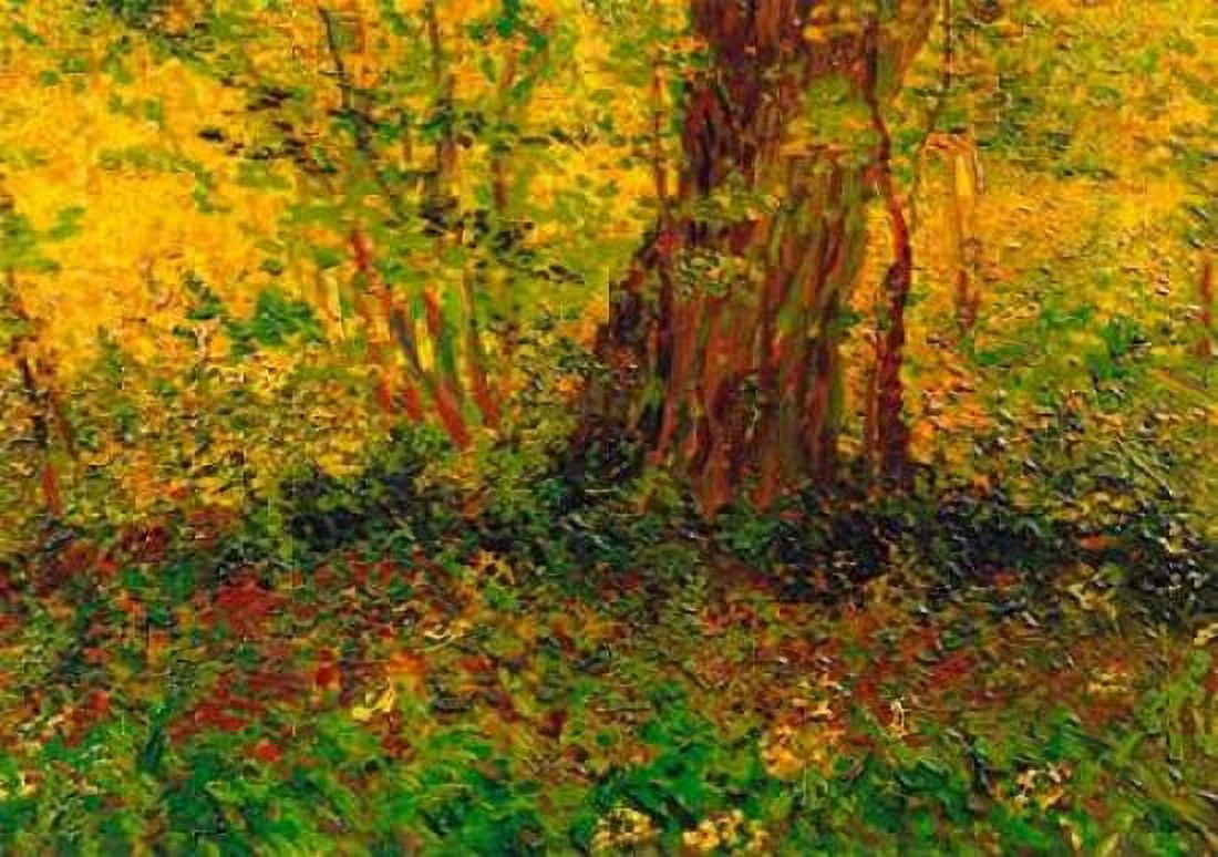 Undergrowth 3 Canvas Art - Vincent Van Gogh (20 x 28)