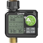 Underhill AquaZone Digital Hose Timer   Automatic Garden Water Timer with LCD Display, Programmable Irrigation Controller for Sprinklers, Drip Systems & Garden Hose Faucets