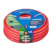 Underhill Proline Rubber Series Heavy-Duty Garden Hose for Hot or Cold Water, Lightweight, 500 PSI BP, 150 PSI WP, H58-075PRO-R 5/8 Inch x 75 ft Red