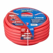Underhill Proline Rubber Series Heavy-Duty Garden Hose for Hot or Cold Water, Lightweight, 500 PSI BP, 150 PSI WP, H75-100PRO-R 3/4 Inch x 100 ft Red