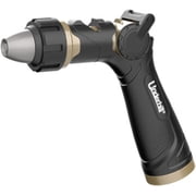 Underhill Prospray Gold Series Garden Water Hose Gun Nozzle Sprayer Head, 3/4-Inch Thread Inlet, Heavy-Duty Metal, Adjustable, Thumb Control, NG250-P