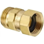 Underhill Twist-Ease Garden Hose Nozzle Connector   Inch Attachment for an Anti-Kink Rubber Hose, Brass Fittings, HSF-075