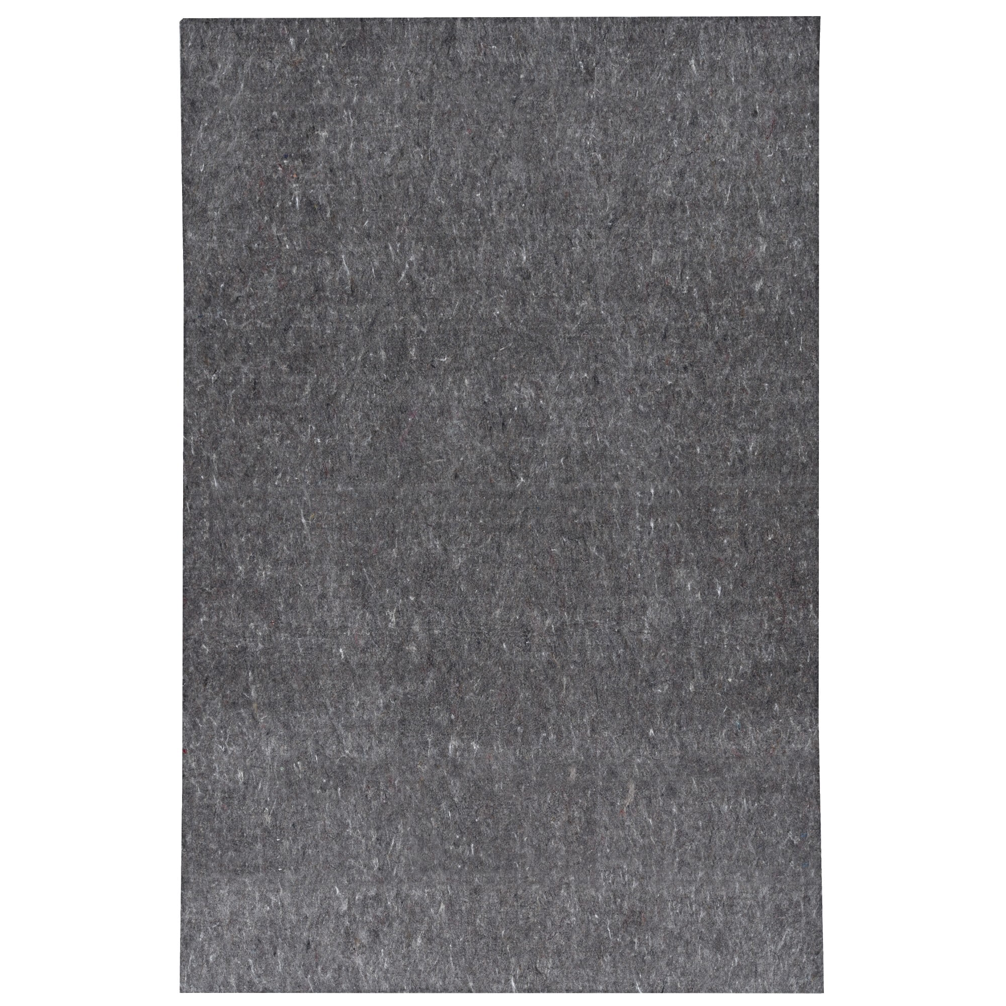 Contemporary Home Living 3' x 5' Dual Side Solid Area Throw Rug Pad - Gray