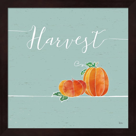 Underlined Fall V Color by Veronique Charron, Framed Wall Art, 13.25W x 13.25H