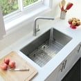 thumbnail image 1 of Undermount 30 inch Stainless Steel Single Bowl Kitchen Sink with Grid, 1 of 11