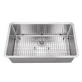 thumbnail image 1 of Undermount 32 in. Radius Corner 16 Ga. Stainless Steel Kitchen Sink, 1 of 3