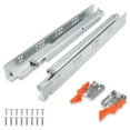 Undermount Drawer Slides, SelfSoft Close (3 Pair, 15 Inch 381mm) for 1