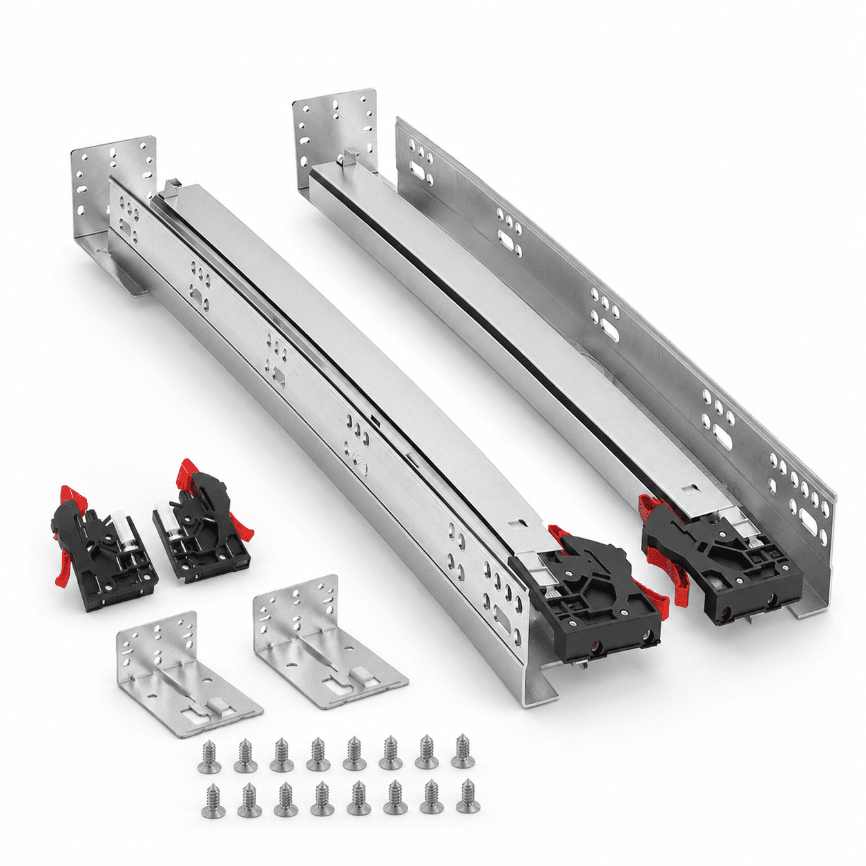 Undermount Soft Close Heavy Duty Drawer Slides, 9 Inch, 80lb Capacity ...