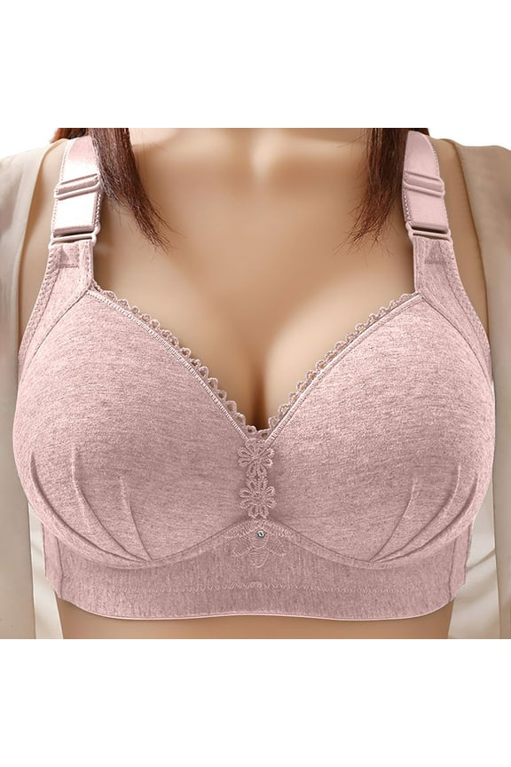 Underoutfit Bras for Women Wireless Push-Up Yoga Bra Solid Print A 36