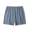 thumbnail image 1 of Underoutfit Underwear for Women Women's Cotton Underwear Soft Comfortable Floral Printed Casual Loose Boy Shorts Panties Elderly Loungewear Bottoms Sleep Shorts Briefs Gray 3XL, 1 of 4