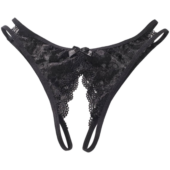 Underpants for Women Invisibles Open Files Large Size T Shaped Lace Sexy Floral Lace Breathable Briefs Womens Underwear