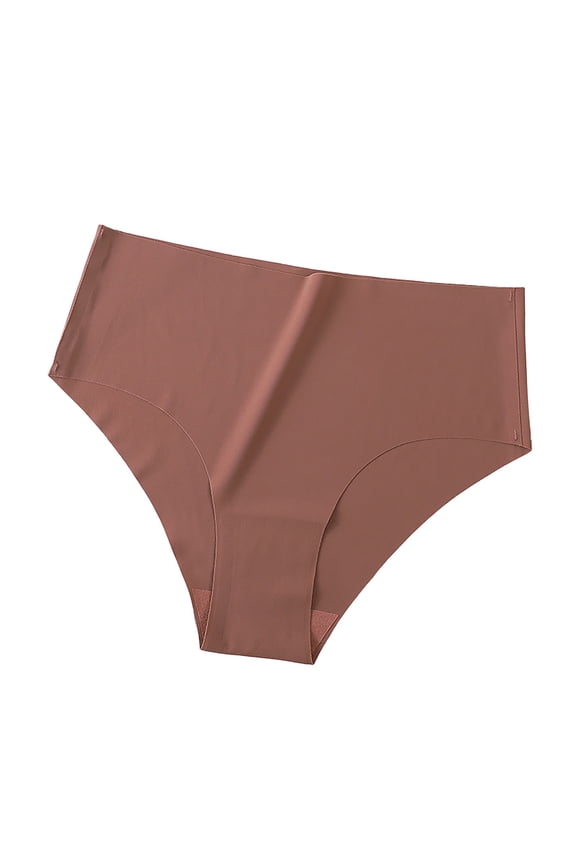 Underpants for Women Invisibles Seamless High Waisted No Show Stretch Bikini Silky Soft Breathable Briefs Womens Underwear