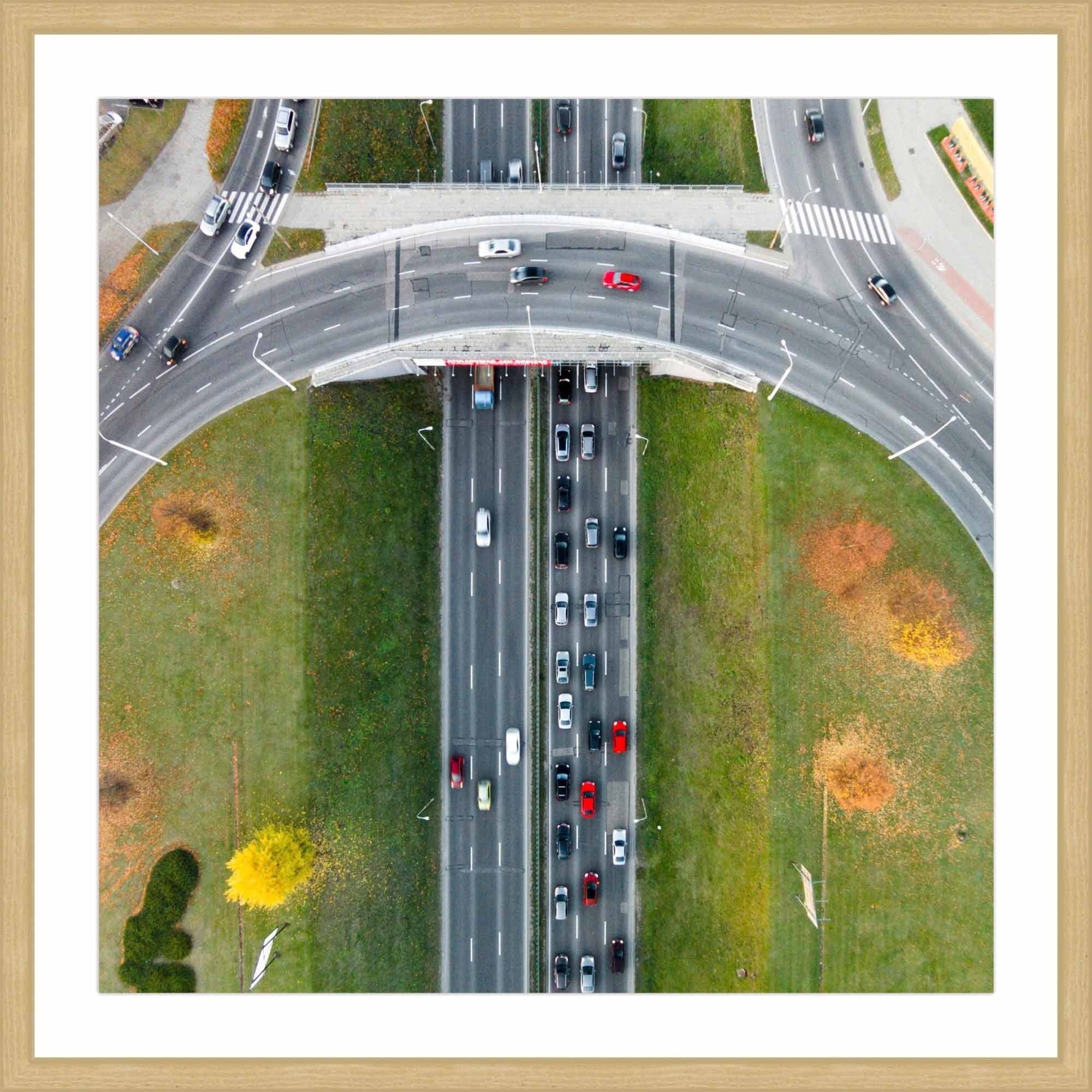 "Underpass" Framed Painting Art Print, 32.0" x 1.5"