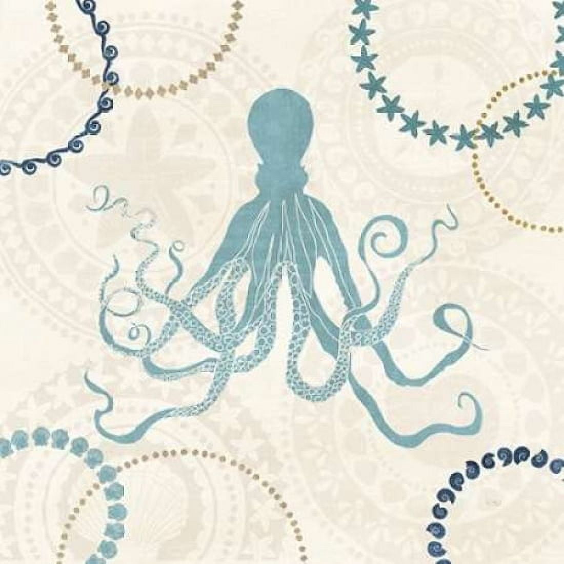 Undersea Blue I Canvas Art - Veronique Charron (24 x 24)