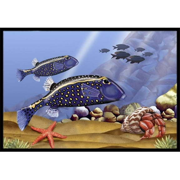Undersea Fantasy 8 Indoor & Outdoor Mat- 18 x 27 in.