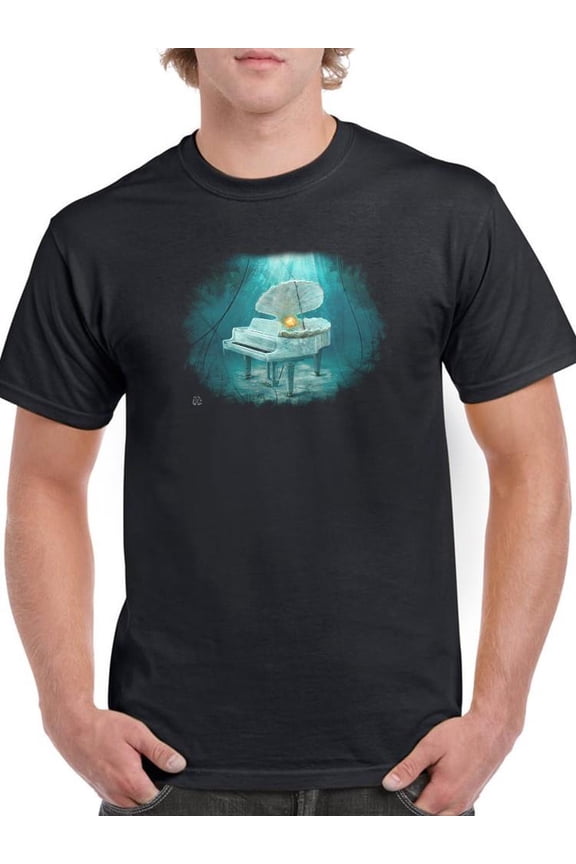 Undersea Treasure T-Shirt Men -Ali Rastroo Designs, Male 4X-Large