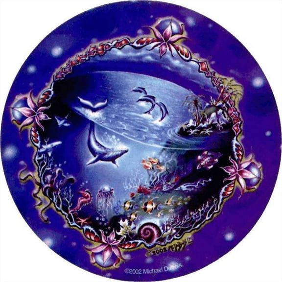 Underseas - Mike Dubois  - Round Sticker - 2 1/2" Round