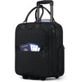 thumbnail image 1 of Underseat Carry On Luggage with Wheels, 16-inch Airline Approved Luggage Lightweight Softside Underseater Travel Suitcases Durable Overnight Bag Rolling Carry-on Bag for Women Men, Black, 1 of 8