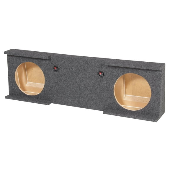 Q Power GMC10 2007 4DOOR Dual 10-Inch Custom Fit Speaker Box for GM/Chevy Crew Cab 4-Door Trucks 2007-2013