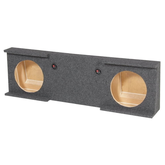 Q Power GMC10 2007 4DOOR Dual 10-Inch Custom Fit Speaker Box for GM/Chevy Crew Cab 4-Door Trucks 2007-2013