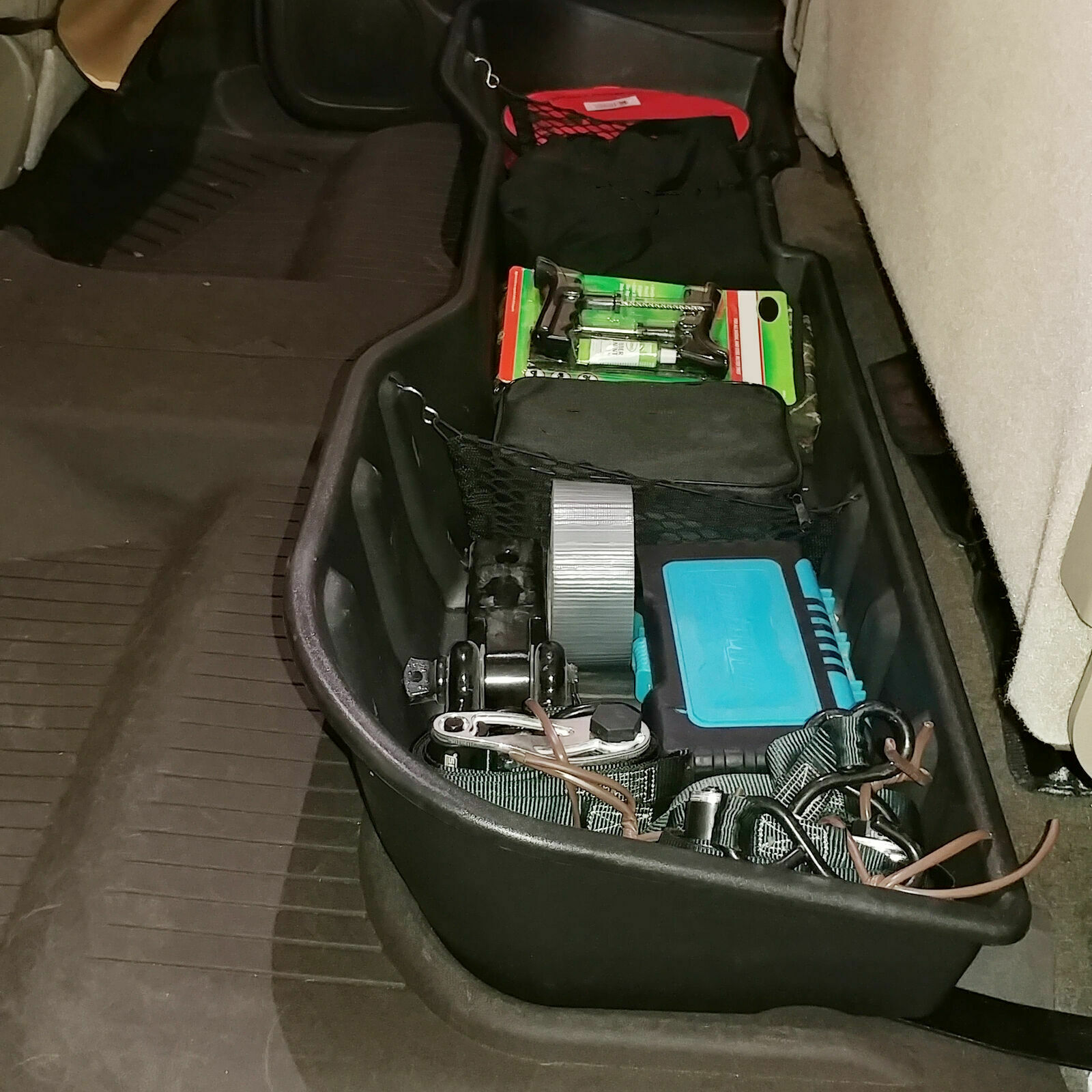 Underseat Storage Box For Sierra Silverado Crew Cab Fits select 2015