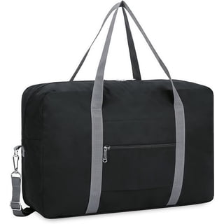 Underseat Travel Duffel Bag, Foldable Carry on Luggage for Spirit Airlines Personal Item Bag 18x14x8, Thick Weekender Overnight Bag with Shoulder Strap for Women Men()