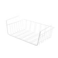 thumbnail image 1 of Under Shelf Metal Wire Rack for Under Cabinet Storage, Hanging Shelf Organizer for Kitchen Pantry Bathroom Desk White, 1 of 4
