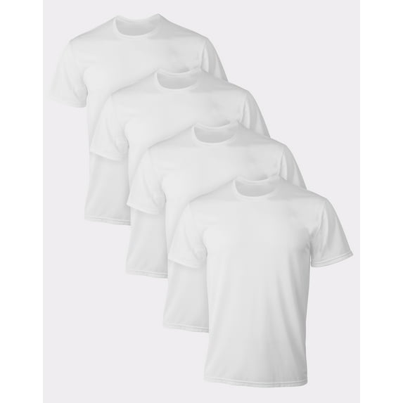 Undershirt 4-Pack T-Shirt Hanes Ultimate Men's X-Temp Mesh Crewneck Assorted Tee