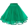 thumbnail image 1 of Underskirts for Women 50s Petticoat Skirt Rockabilly Dress Knee for Dresses, 1 of 4