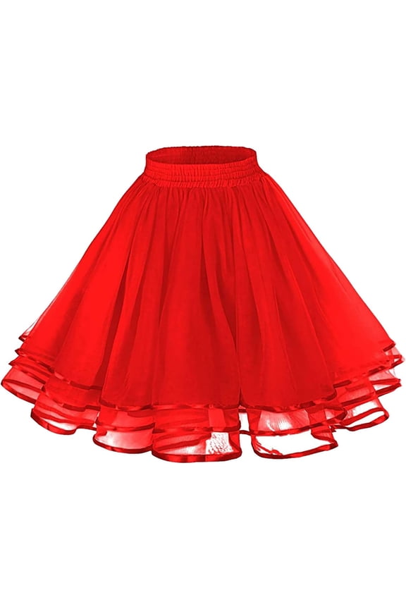 Underskirts for Women 50s Petticoat Skirt Rockabilly Dress Knee for Dresses