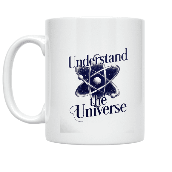 Understand the Universe Atom Diagram - Science Enthusiast - 11 oz Ceramic Coffee Mug