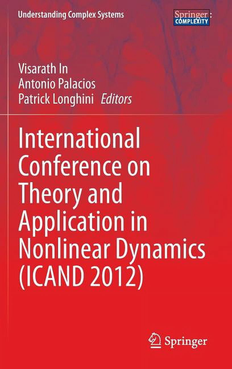 Understanding Complex Systems International Conference on Theory and ...