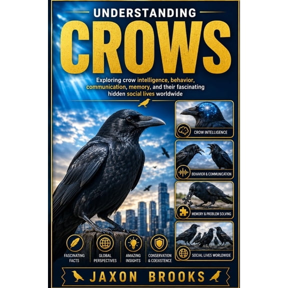 Understanding Crows: Exploring crow intelligence, behavior, communication, memory, and their fascinating hidden social l, (Paperback)