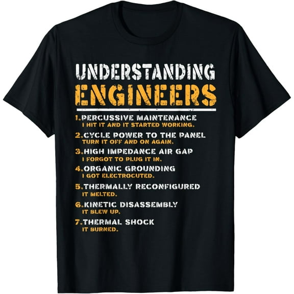 Understanding Engineers Funny Engineering Mechanical T-Shirt