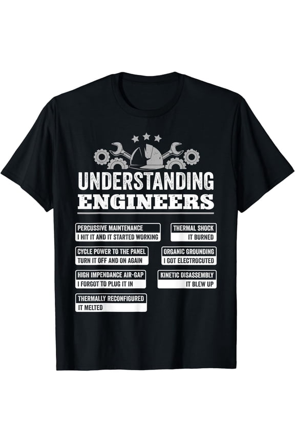 Understanding Engineers Funny Mechanical Engineering T-Shirt