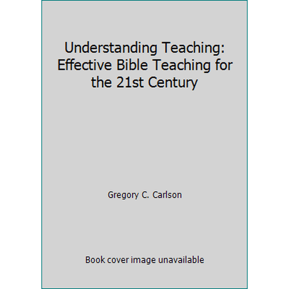Pre-Owned Understanding Teaching: Effective Biblical Teaching, 9780910566735, 0910566739, Paperback,