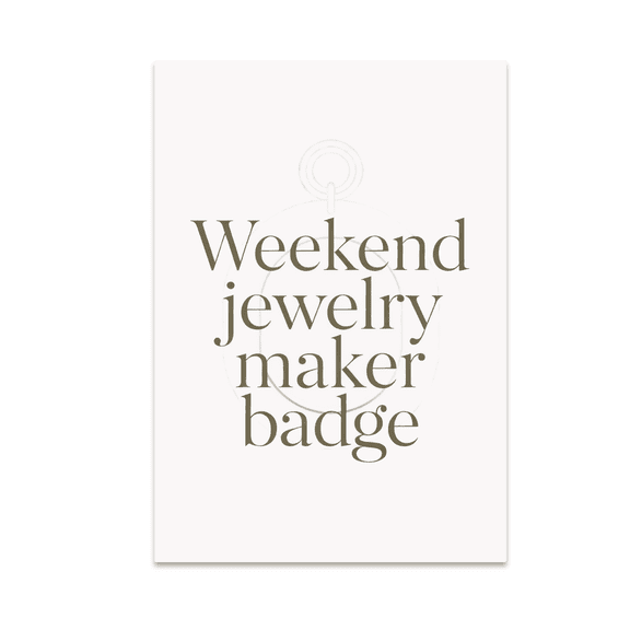 Understated Jewelry Wall Decor - Jewelry Maker - 13x19 Poster Print
