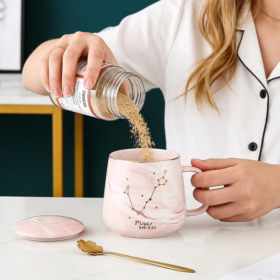 Understated Minimalist Ceramic Mug for Desk, Trustworthy Placement & Comfortable Grip featuring 4.7x4.7x3.5 Inch & Ceramics for Bedroom Office