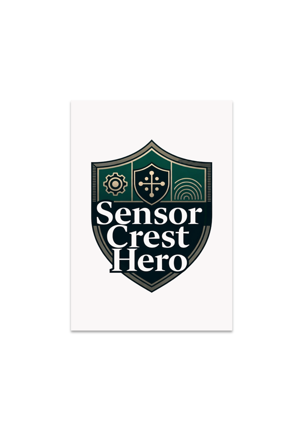 Understated Sensor Crest Hero Art - Sensor Builders - 13x19 Poster Print