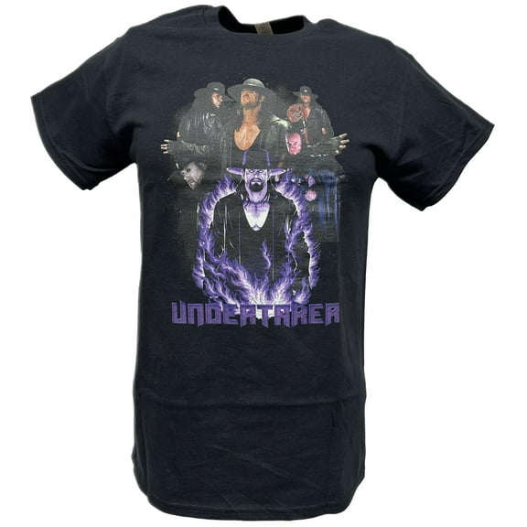 Undertaker Arms Out Mens Black T-shirt WWE