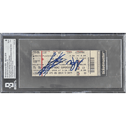 Collectible Undertaker Brock Lesnar Signed WWE WrestleMania Ticket BAS End of Streak