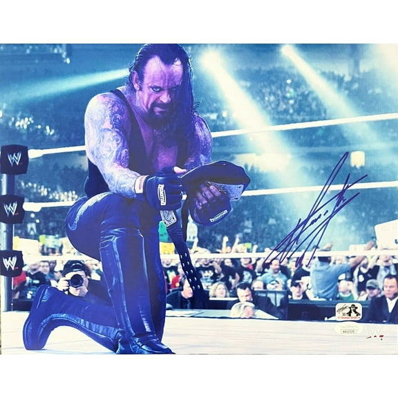 Undertaker Signed Autographed 11x14 Photo JSA Authenticated #7