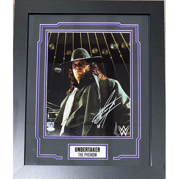 Undertaker Signed Framed 11x14 Photo JSA Authenticated #16
