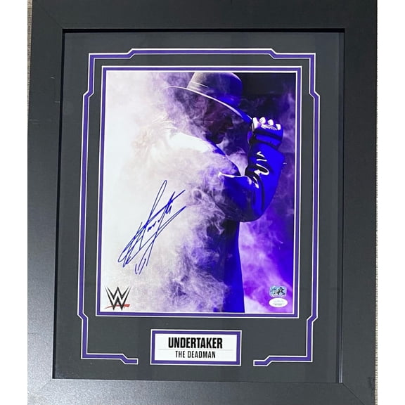 Undertaker Signed Framed 11x14 Photo JSA Authenticated #17
