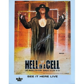 Undertaker Signed Hell In A Cell Original WWE Pay Per View Poster JSA