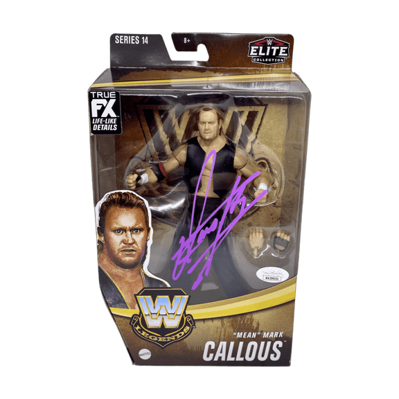 Undertaker Signed Mean Mark Callous Elite Action Figure JSA Authenticated