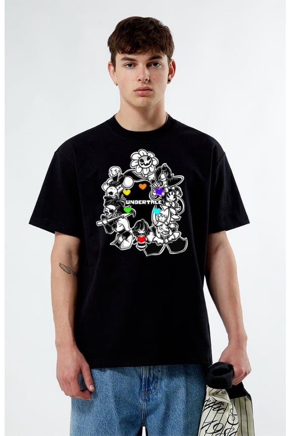 Undertale All Characters Indie T-Shirt, for men & women, up to size 5XL.